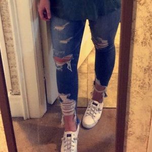 American eagle super stretch high rise jegging!